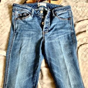 Free People High waisted Button- up Jeans
